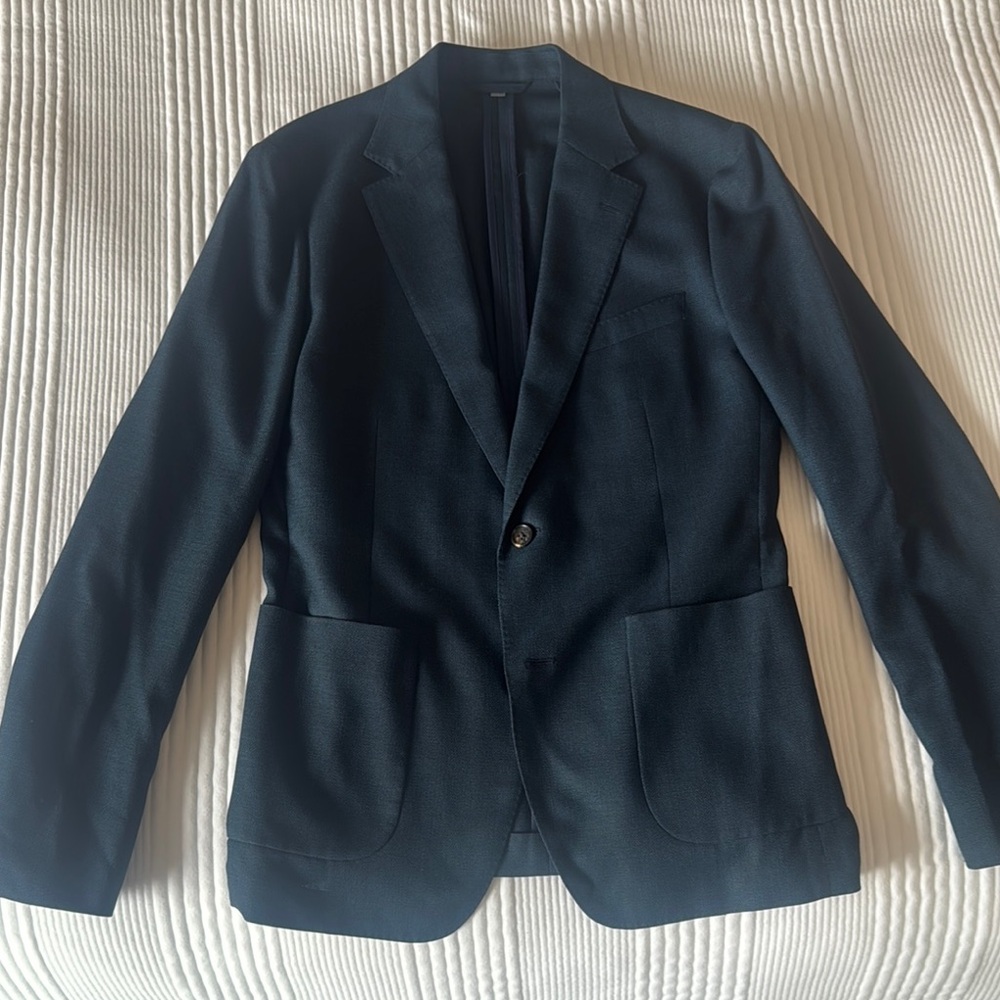 Bonobos Men's Dark Navy Wool Blend Sport Coat Blazer